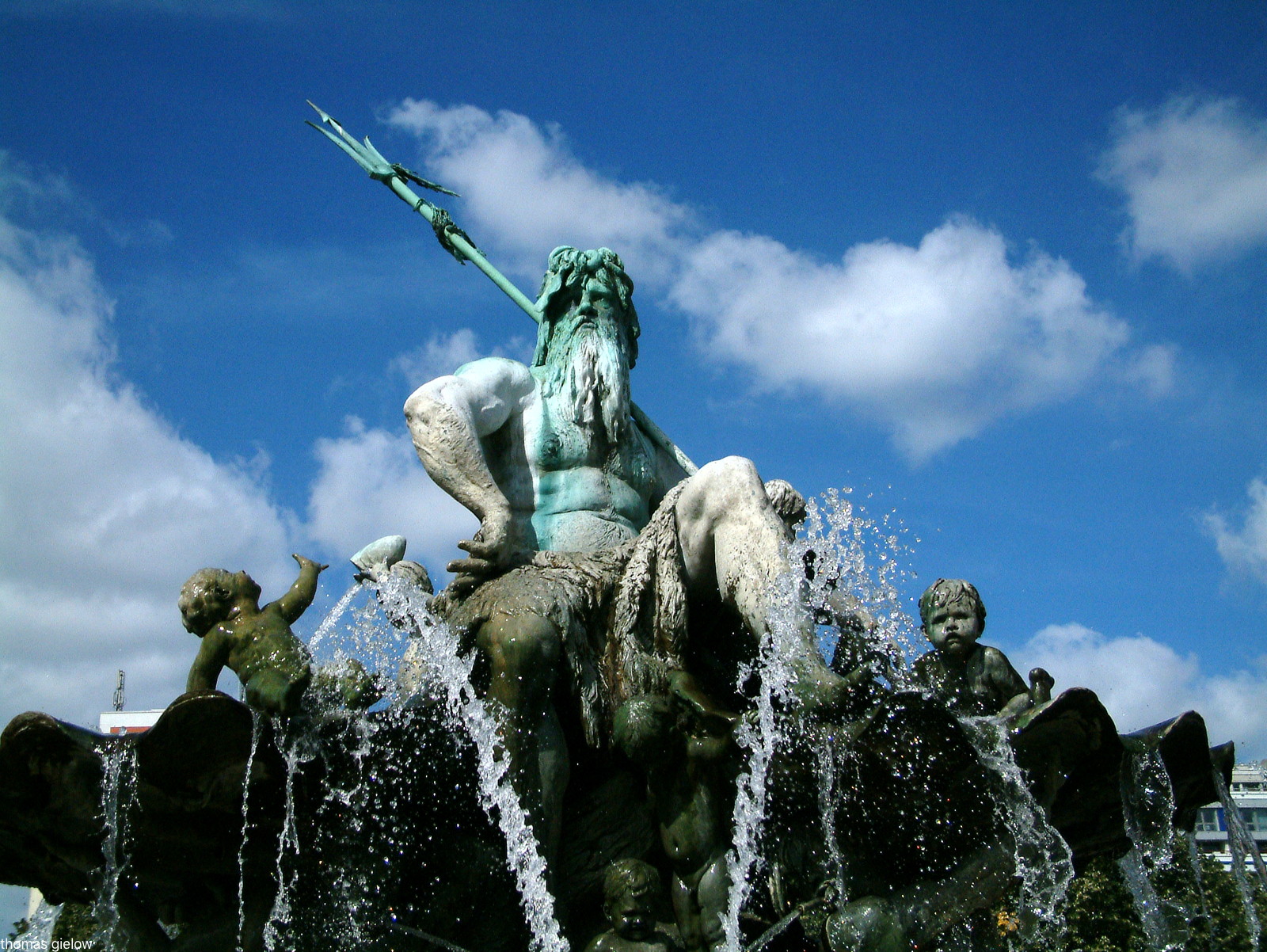 Figuren des Neptunbrunnen - Berlin Mitte